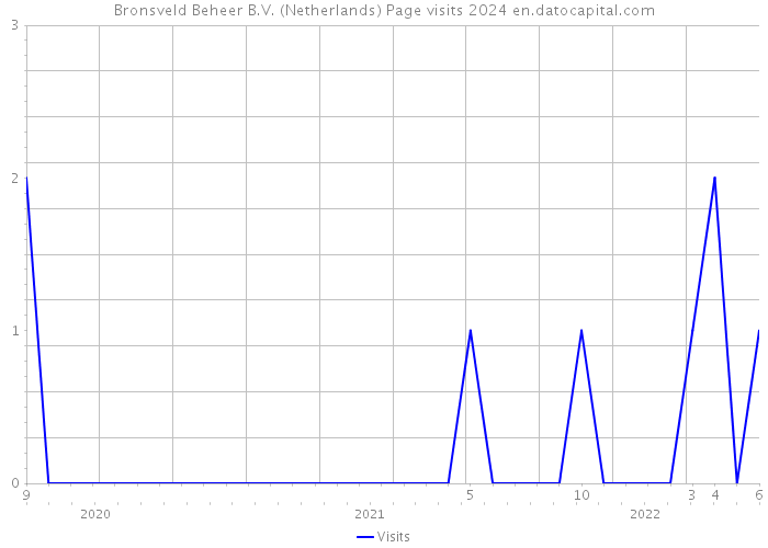 Bronsveld Beheer B.V. (Netherlands) Page visits 2024 