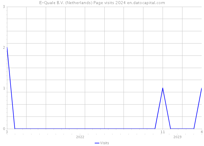E-Quale B.V. (Netherlands) Page visits 2024 