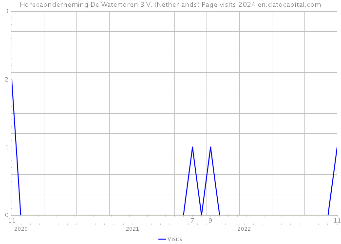 Horecaonderneming De Watertoren B.V. (Netherlands) Page visits 2024 
