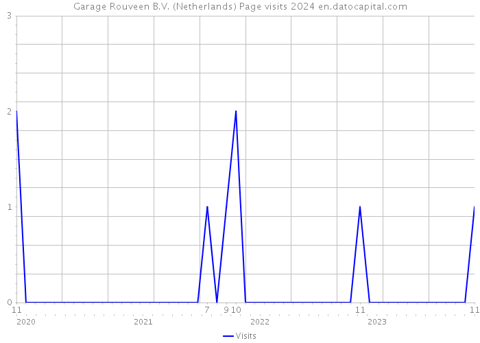 Garage Rouveen B.V. (Netherlands) Page visits 2024 