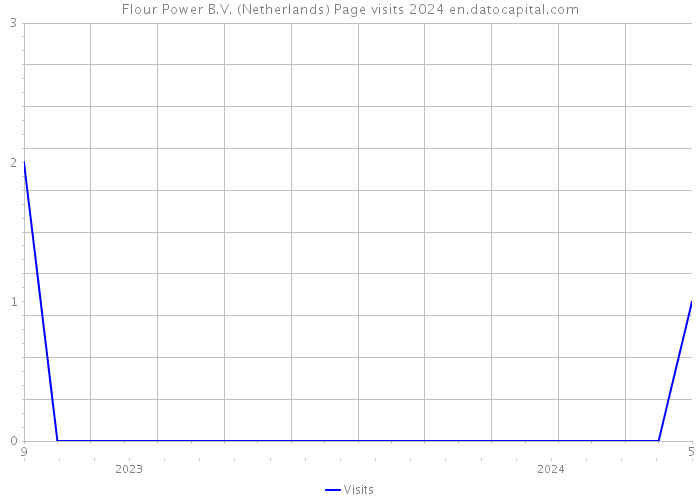 Flour Power B.V. (Netherlands) Page visits 2024 