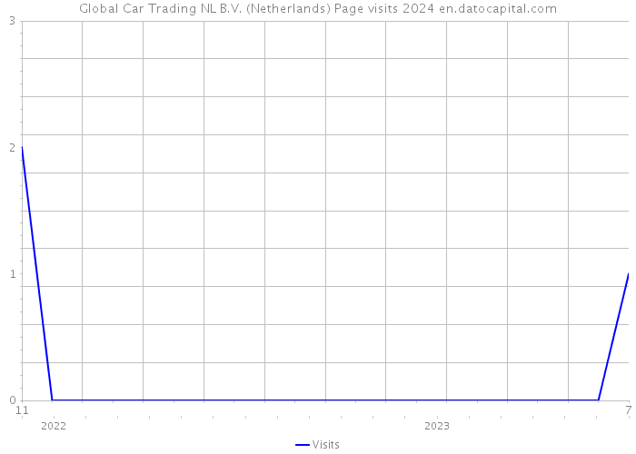 Global Car Trading NL B.V. (Netherlands) Page visits 2024 