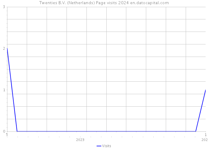 Twenties B.V. (Netherlands) Page visits 2024 