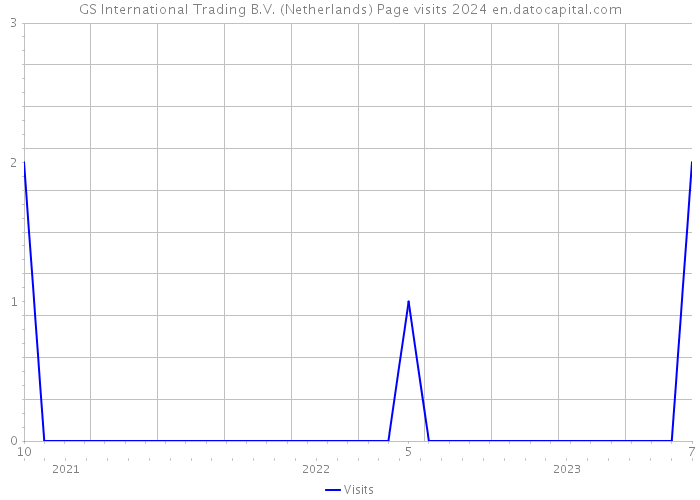 GS International Trading B.V. (Netherlands) Page visits 2024 