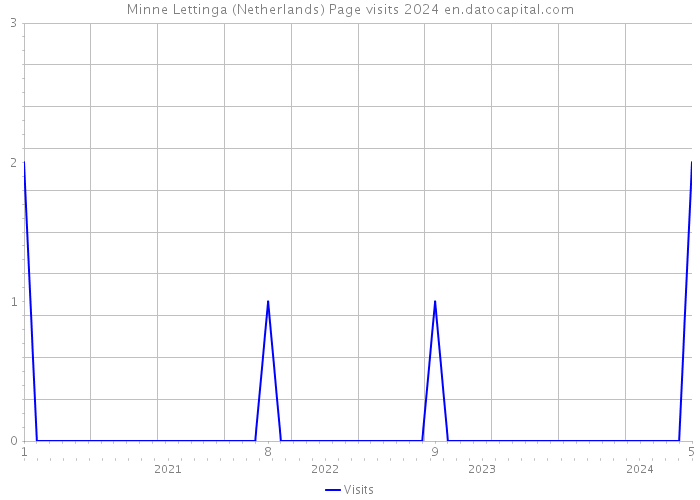 Minne Lettinga (Netherlands) Page visits 2024 