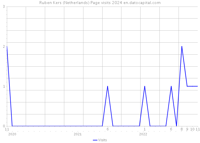 Ruben Kers (Netherlands) Page visits 2024 