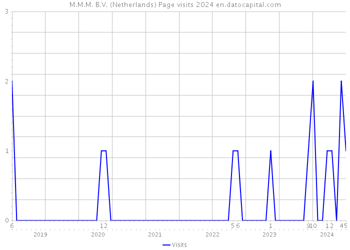 M.M.M. B.V. (Netherlands) Page visits 2024 