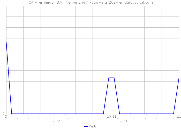 CAI-Terheijden B.V. (Netherlands) Page visits 2024 