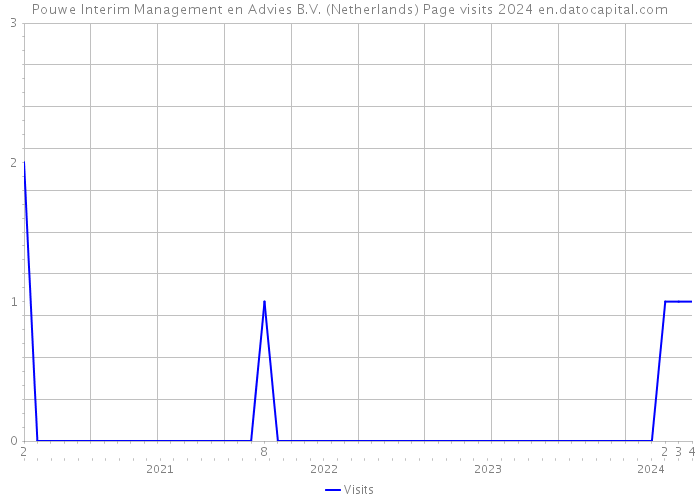 Pouwe Interim Management en Advies B.V. (Netherlands) Page visits 2024 