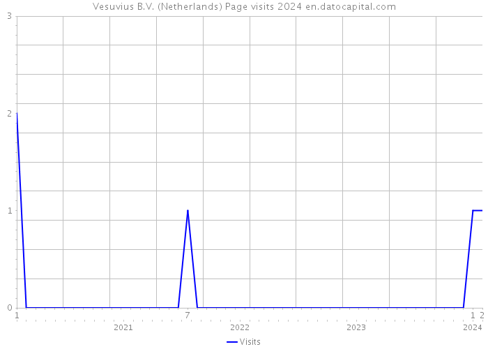 Vesuvius B.V. (Netherlands) Page visits 2024 
