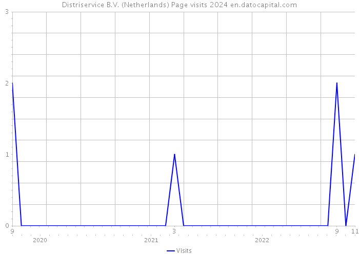 Distriservice B.V. (Netherlands) Page visits 2024 