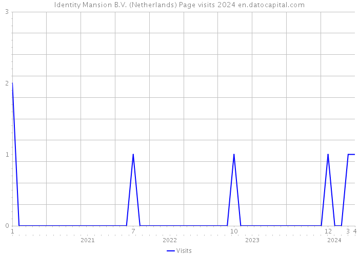 Identity Mansion B.V. (Netherlands) Page visits 2024 