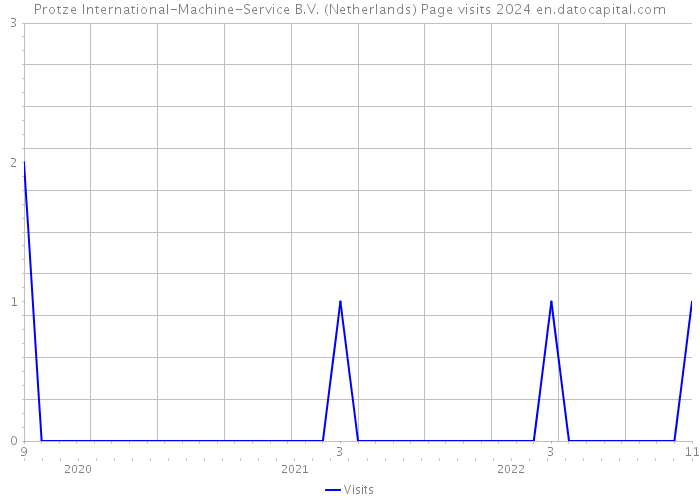 Protze International-Machine-Service B.V. (Netherlands) Page visits 2024 
