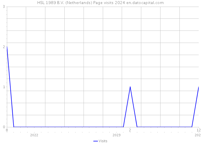 HSL 1989 B.V. (Netherlands) Page visits 2024 