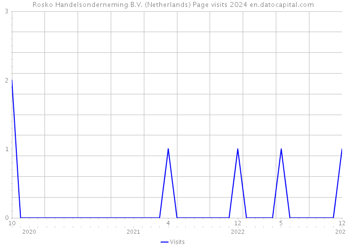 Rosko Handelsonderneming B.V. (Netherlands) Page visits 2024 