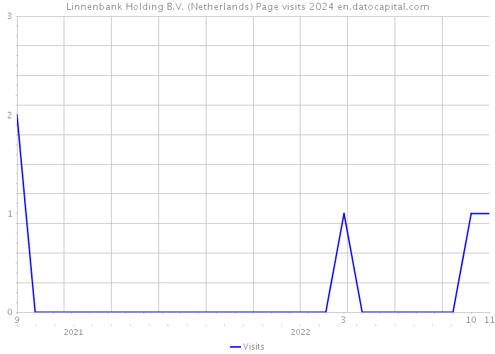 Linnenbank Holding B.V. (Netherlands) Page visits 2024 