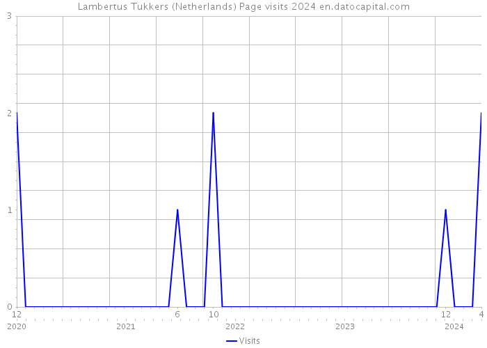 Lambertus Tukkers (Netherlands) Page visits 2024 