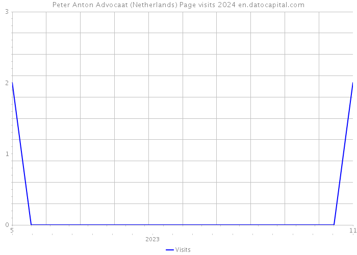 Peter Anton Advocaat (Netherlands) Page visits 2024 