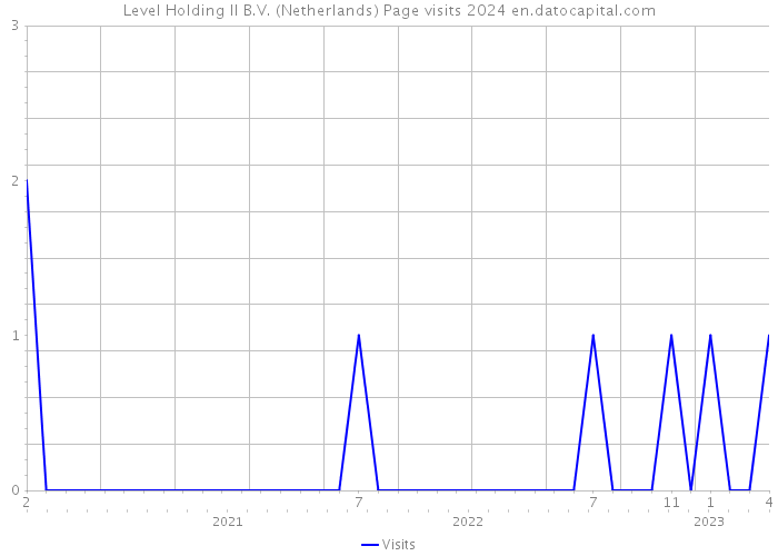Level Holding II B.V. (Netherlands) Page visits 2024 