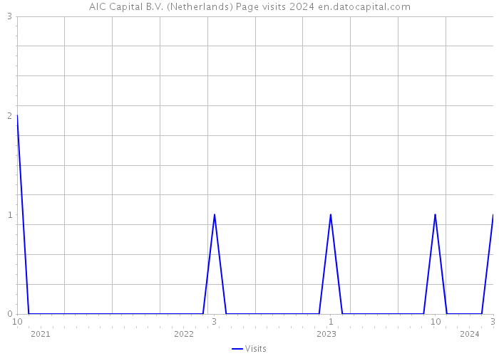 AIC Capital B.V. (Netherlands) Page visits 2024 