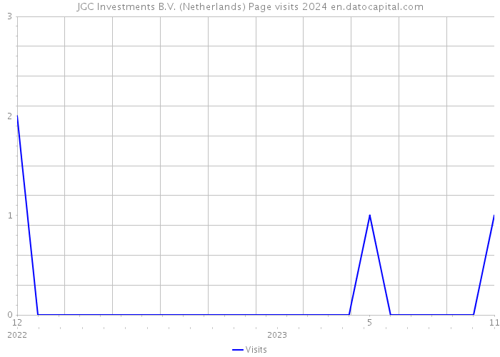 JGC Investments B.V. (Netherlands) Page visits 2024 