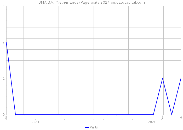 DMA B.V. (Netherlands) Page visits 2024 