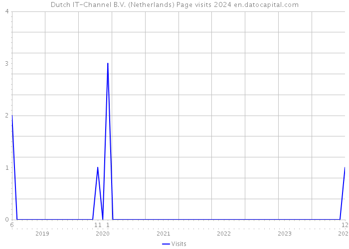 Dutch IT-Channel B.V. (Netherlands) Page visits 2024 