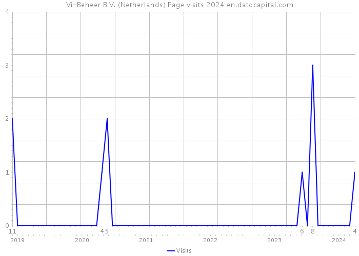 Vi-Beheer B.V. (Netherlands) Page visits 2024 