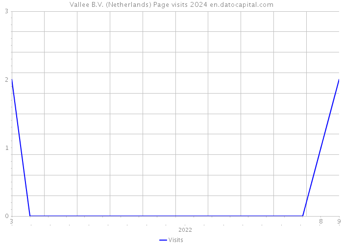 Vallee B.V. (Netherlands) Page visits 2024 