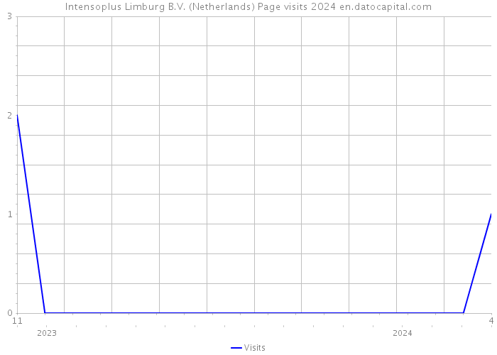 Intensoplus Limburg B.V. (Netherlands) Page visits 2024 