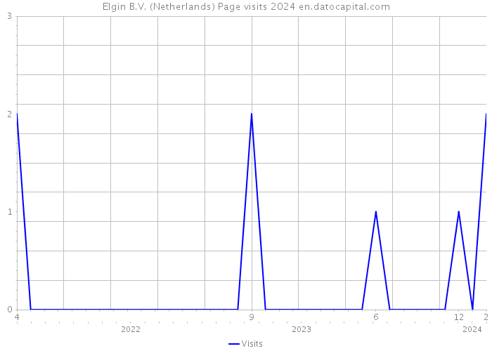 Elgin B.V. (Netherlands) Page visits 2024 