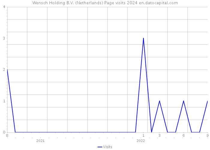 Wensch Holding B.V. (Netherlands) Page visits 2024 