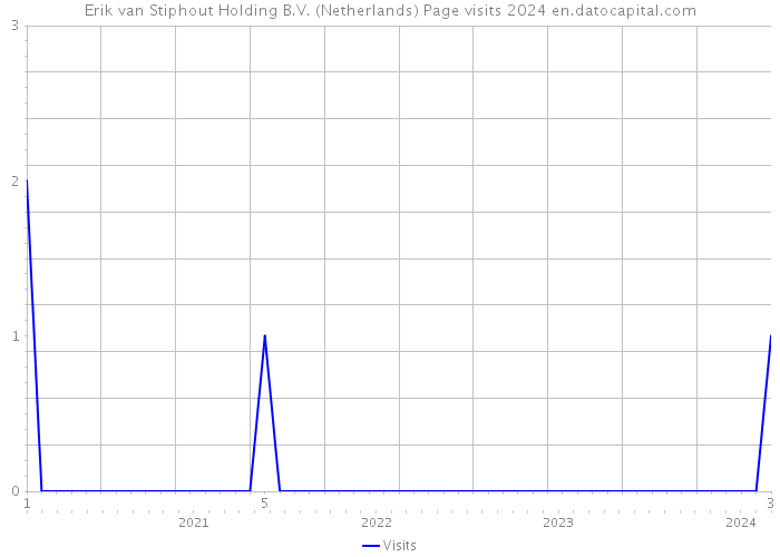 Erik van Stiphout Holding B.V. (Netherlands) Page visits 2024 