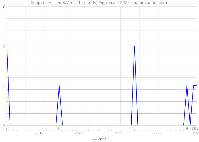 Spapens Accent B.V. (Netherlands) Page visits 2024 