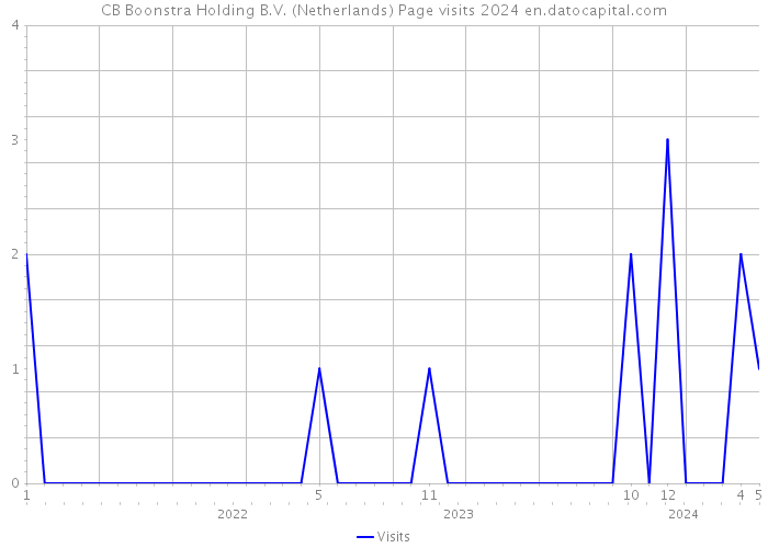 CB Boonstra Holding B.V. (Netherlands) Page visits 2024 