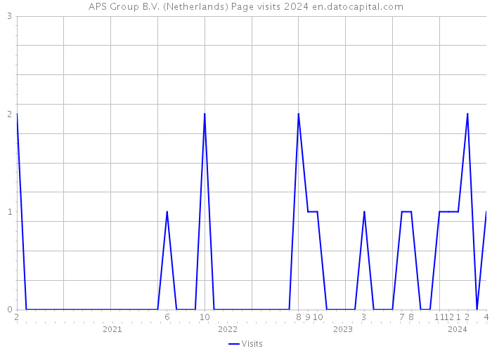 APS Group B.V. (Netherlands) Page visits 2024 