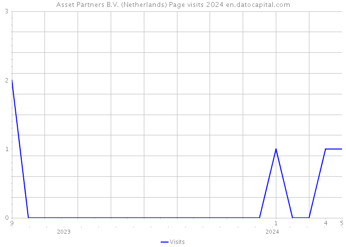 Asset Partners B.V. (Netherlands) Page visits 2024 