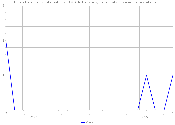 Dutch Detergents International B.V. (Netherlands) Page visits 2024 