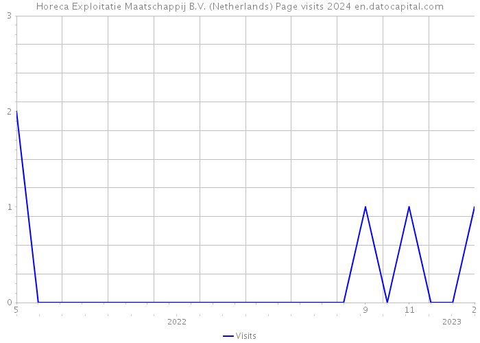 Horeca Exploitatie Maatschappij B.V. (Netherlands) Page visits 2024 