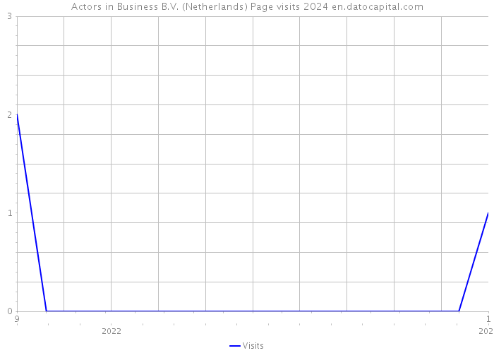 Actors in Business B.V. (Netherlands) Page visits 2024 