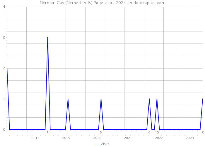 Nerman Cav (Netherlands) Page visits 2024 