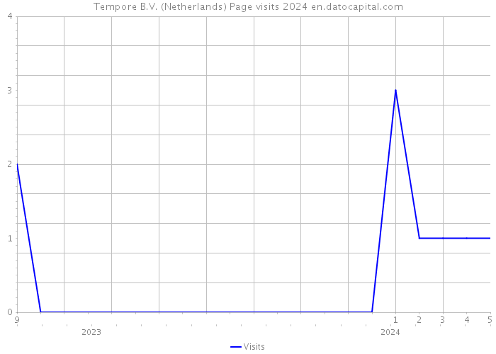 Tempore B.V. (Netherlands) Page visits 2024 