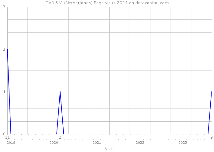 DVR B.V. (Netherlands) Page visits 2024 