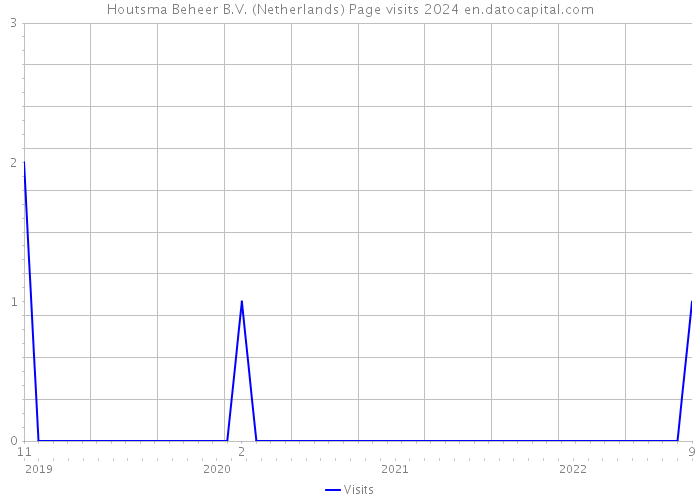 Houtsma Beheer B.V. (Netherlands) Page visits 2024 