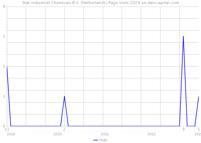 Star Industrial Chemicals B.V. (Netherlands) Page visits 2024 