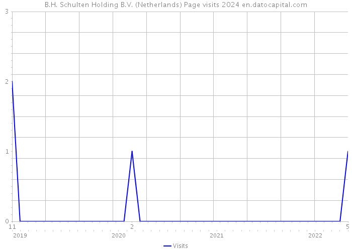 B.H. Schulten Holding B.V. (Netherlands) Page visits 2024 