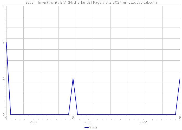 Seven+ Investments B.V. (Netherlands) Page visits 2024 