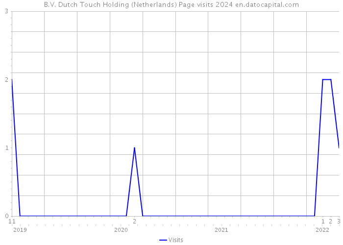 B.V. Dutch Touch Holding (Netherlands) Page visits 2024 