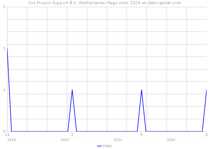 Vos Project Support B.V. (Netherlands) Page visits 2024 