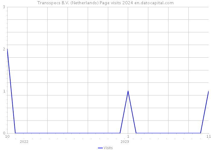 Transspecs B.V. (Netherlands) Page visits 2024 